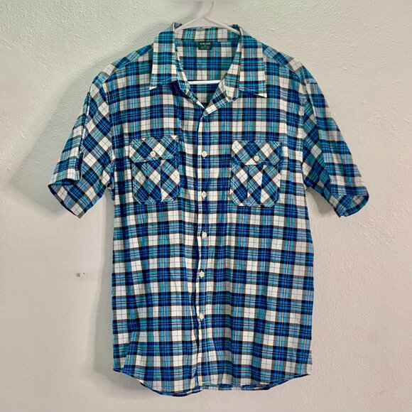 Blue and white checkered shirt - Picture 1 of 2